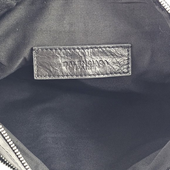 BALENCIAGA Navy Clip L Clutch - Picture 2 of 7